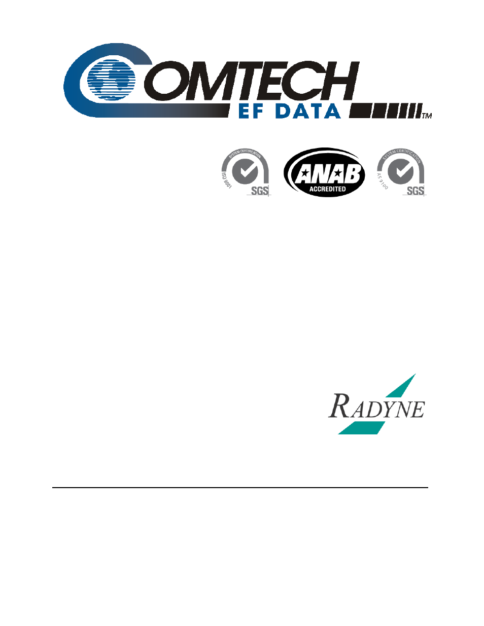 Cover_toc.pdf, Dm240xr, High-speed digital modulator | Installation and operation manual | Comtech EF Data DM240XR User Manual | Page 3 / 196