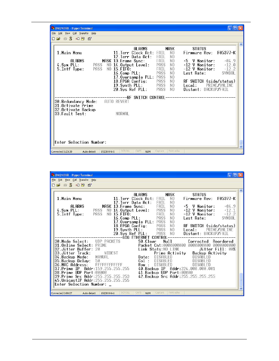 Comtech EF Data DM240XR User Manual | Page 68 / 196