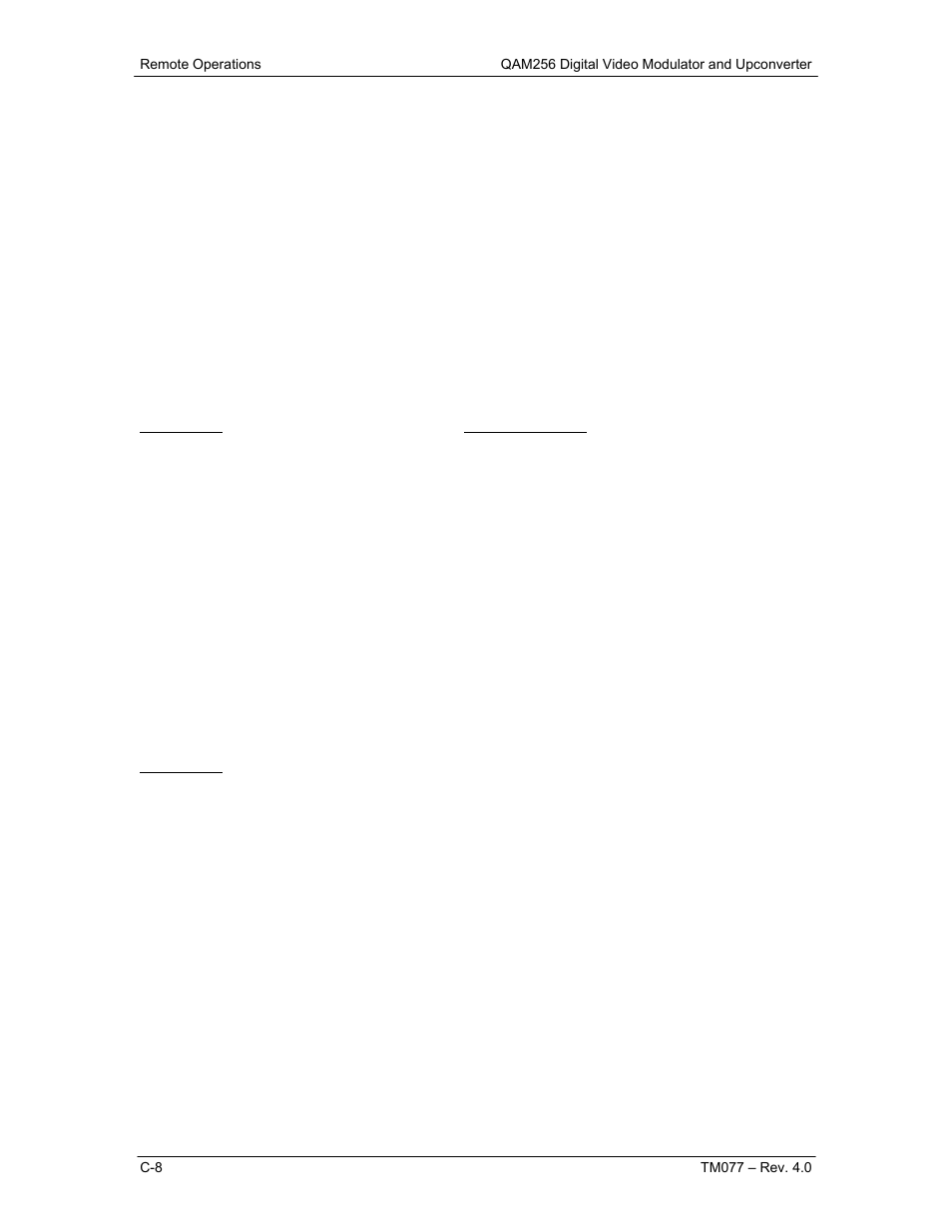 Comtech EF Data QAM256 User Manual | Page 63 / 87