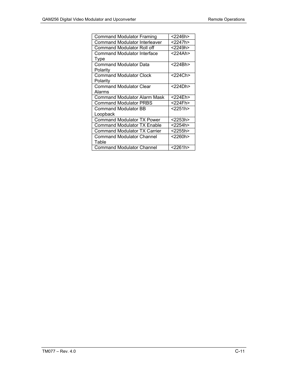 Comtech EF Data QAM256 User Manual | Page 66 / 87