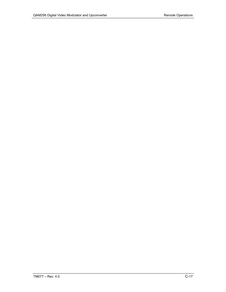 Comtech EF Data QAM256 User Manual | Page 72 / 87