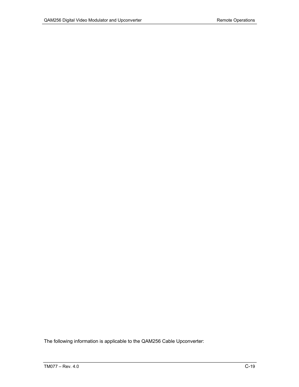 Comtech EF Data QAM256 User Manual | Page 74 / 87