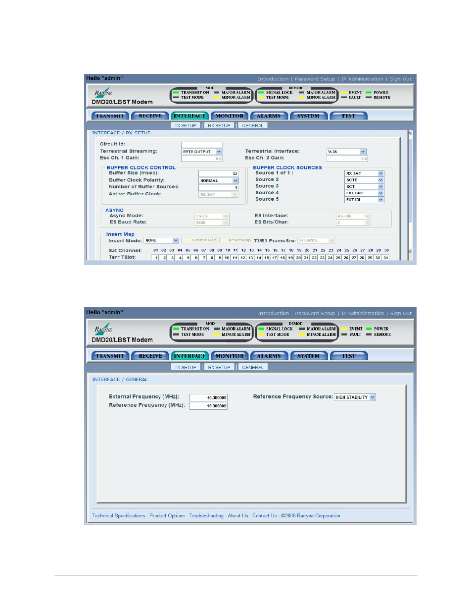 Comtech EF Data DMD20 User Manual | Page 184 / 212