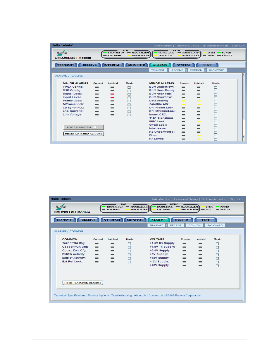 Comtech EF Data DMD20 User Manual | Page 190 / 212