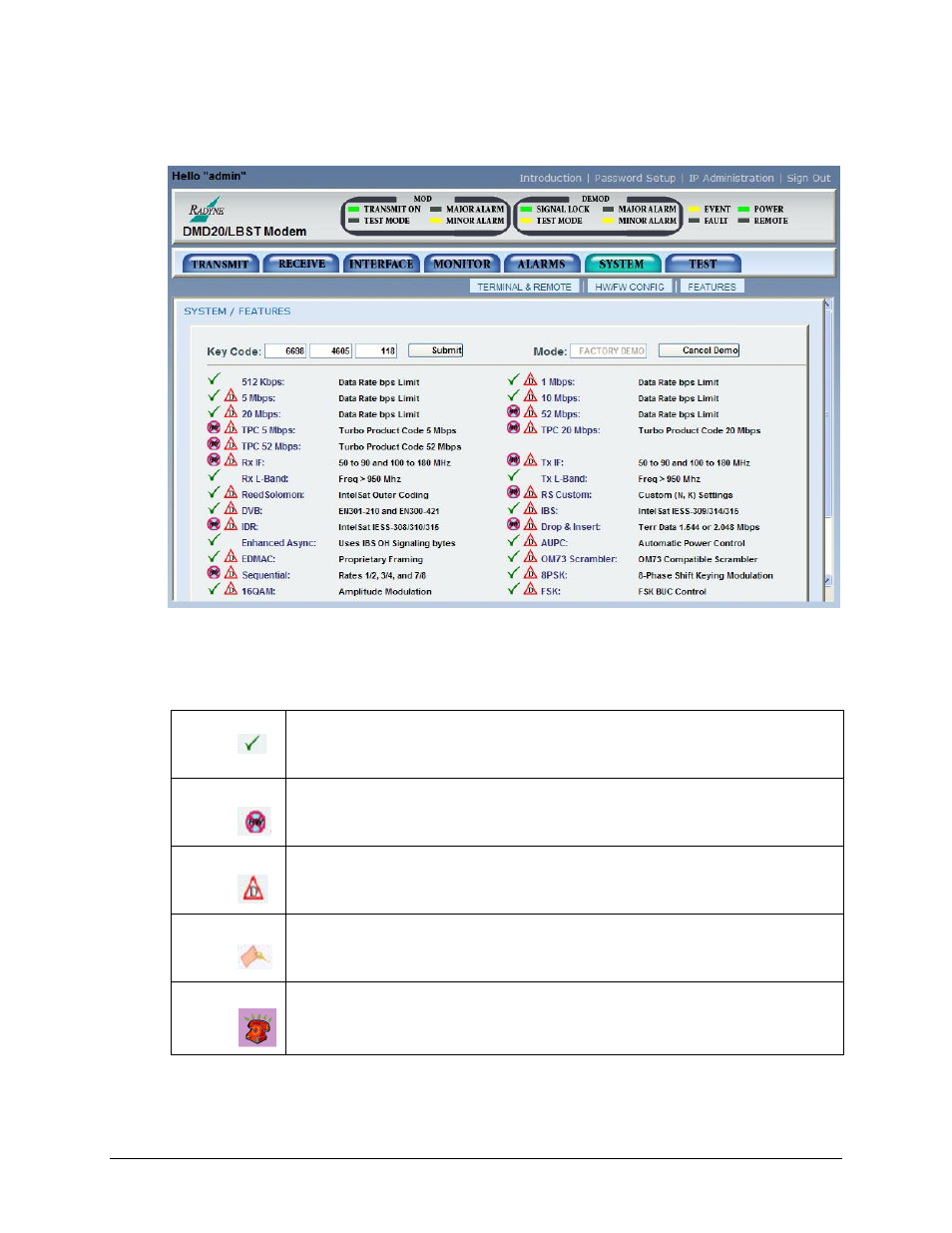 Comtech EF Data DMD20 User Manual | Page 193 / 212