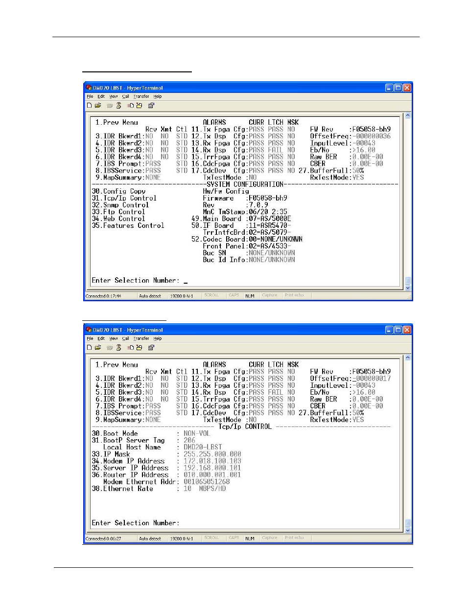 Comtech EF Data DMD20 User Manual | Page 206 / 212
