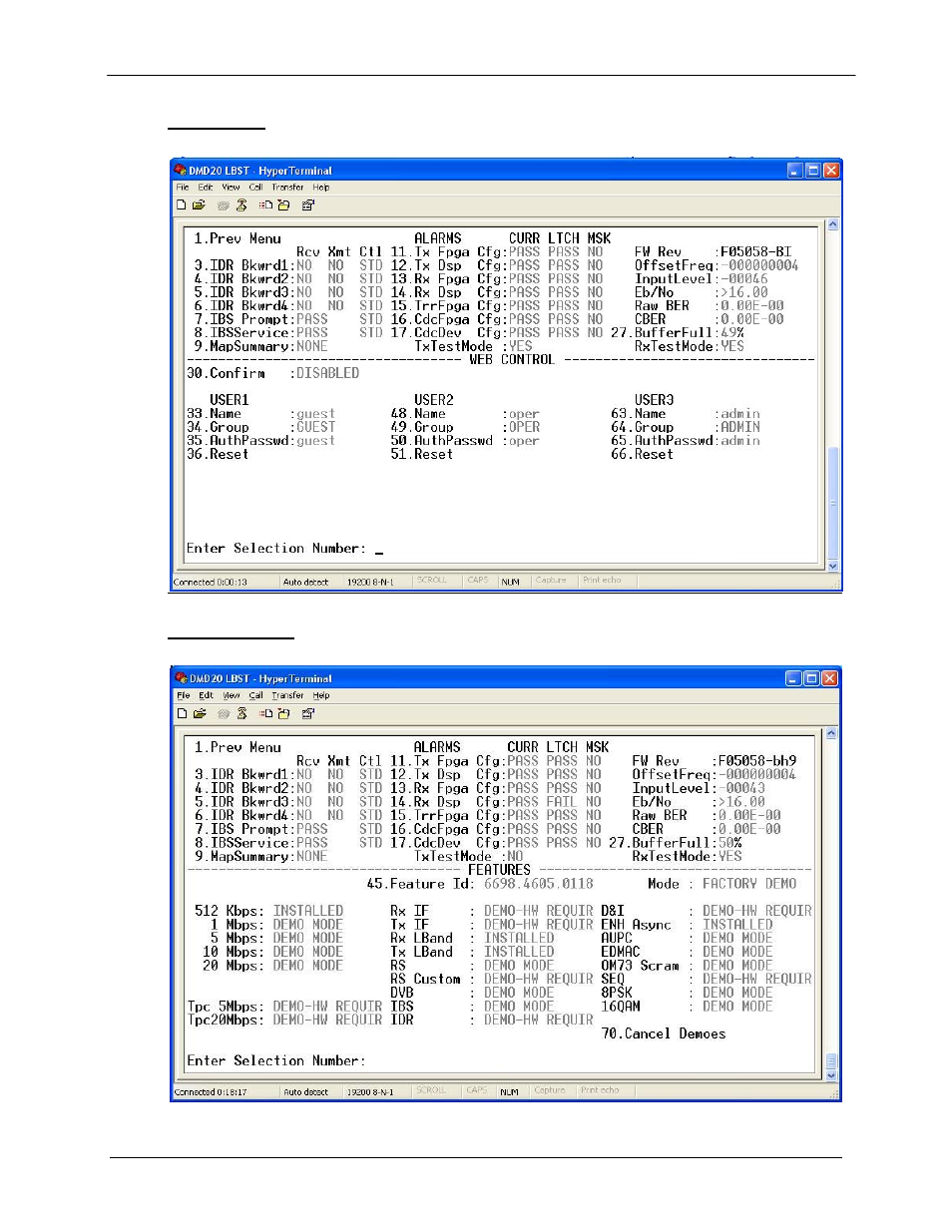 Comtech EF Data DMD20 User Manual | Page 208 / 212