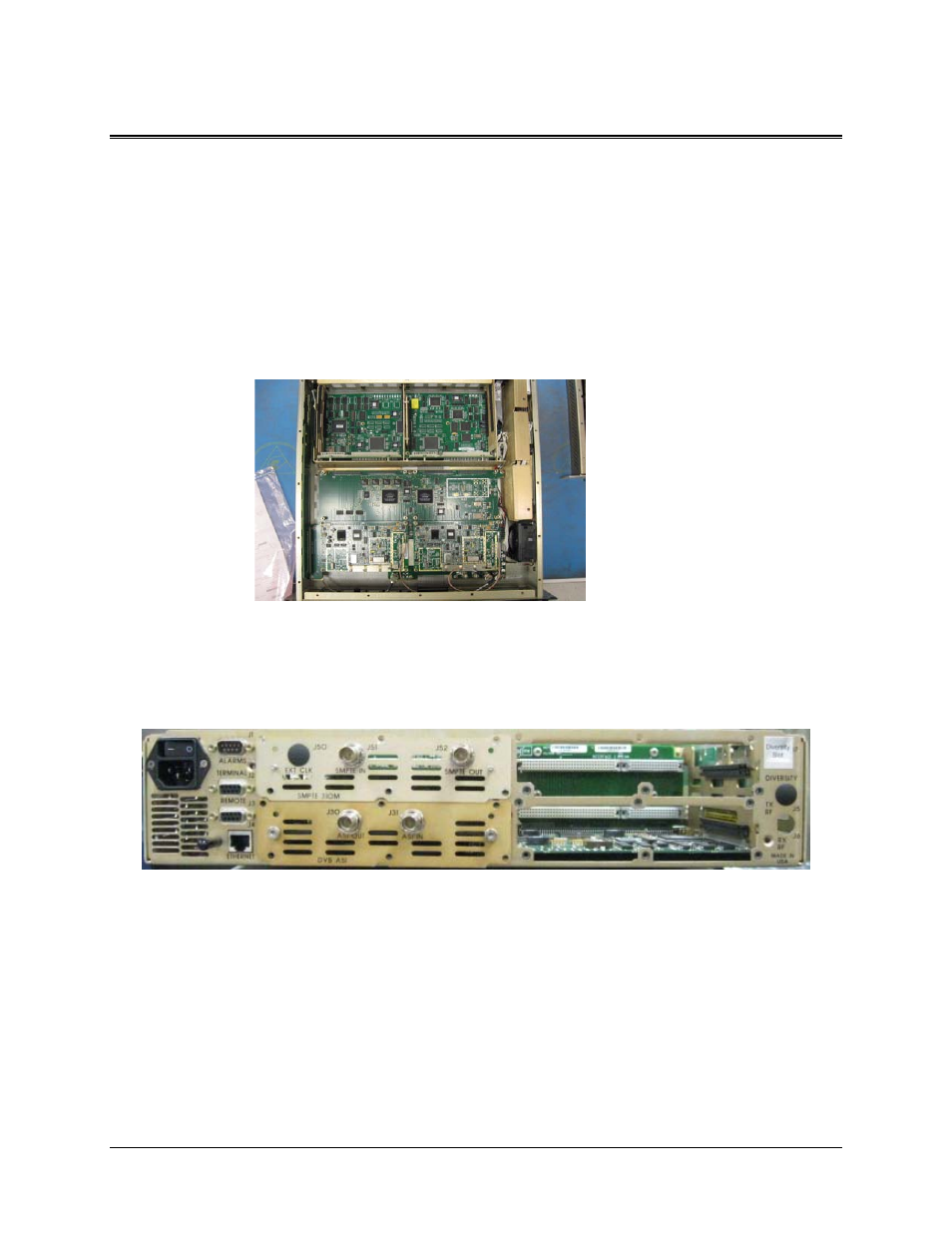 Removal, 0 removal | Comtech EF Data MM200 ASI Field User Manual | Page 4 / 5