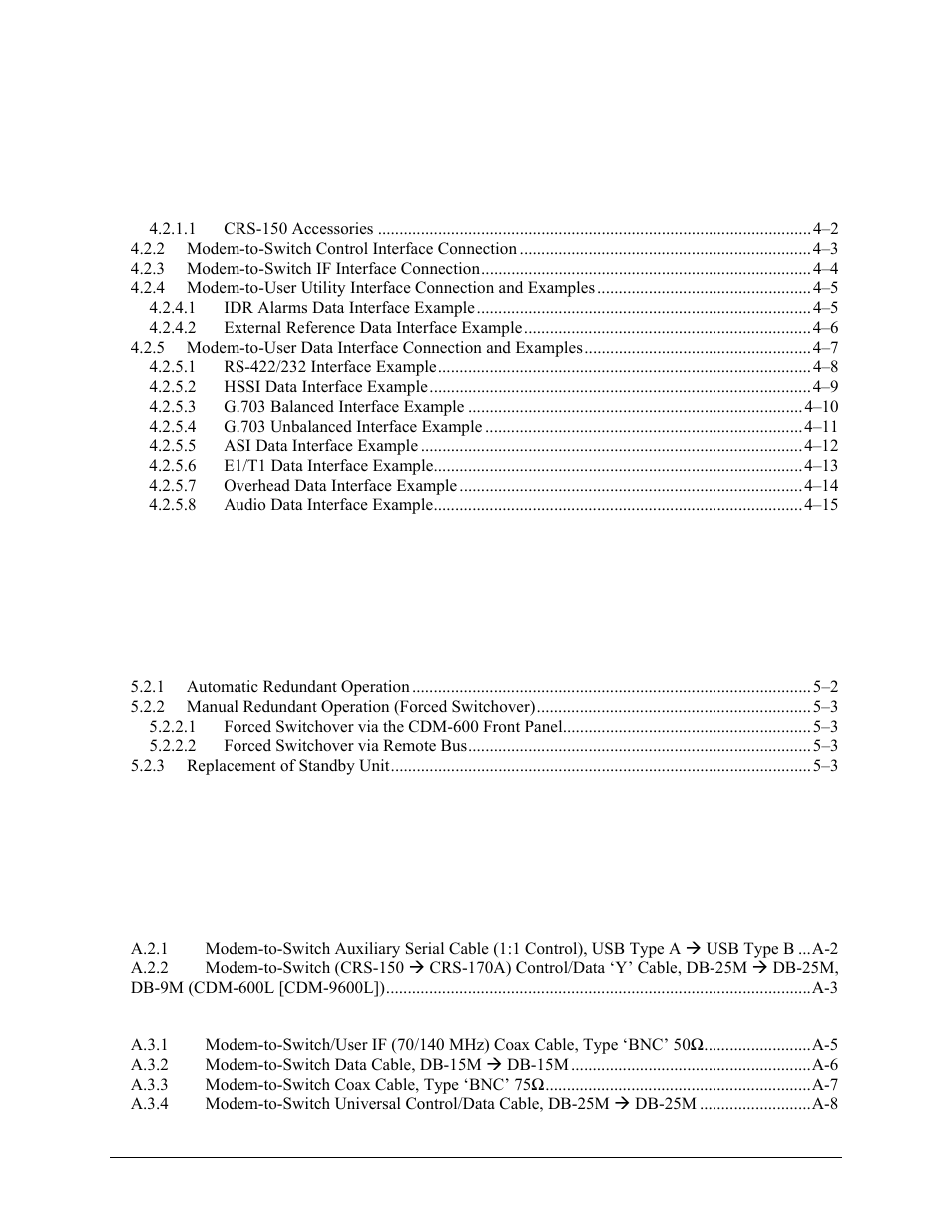 Comtech EF Data CRS-150 User Manual | Page 7 / 78