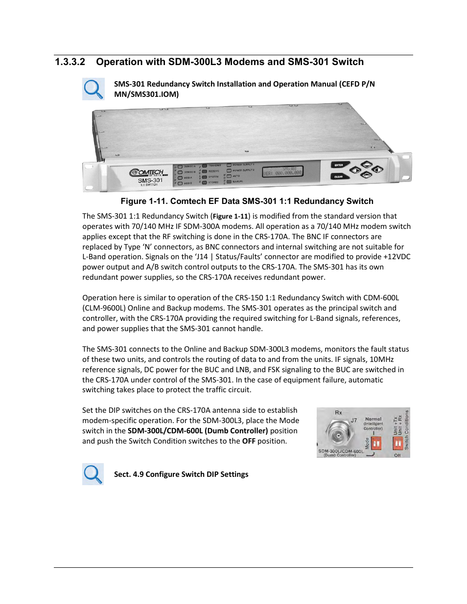 Comtech EF Data CRS-170A User Manual | Page 38 / 172