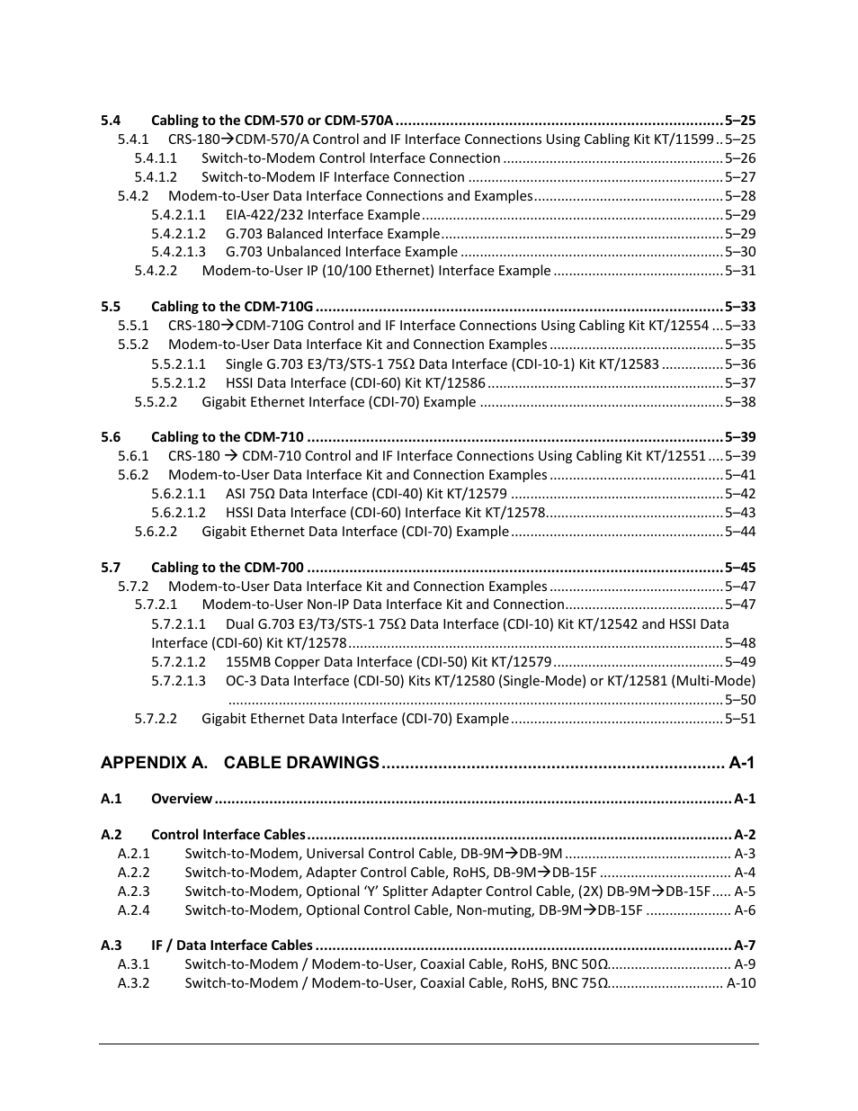 Comtech EF Data CRS-180 User Manual | Page 8 / 136