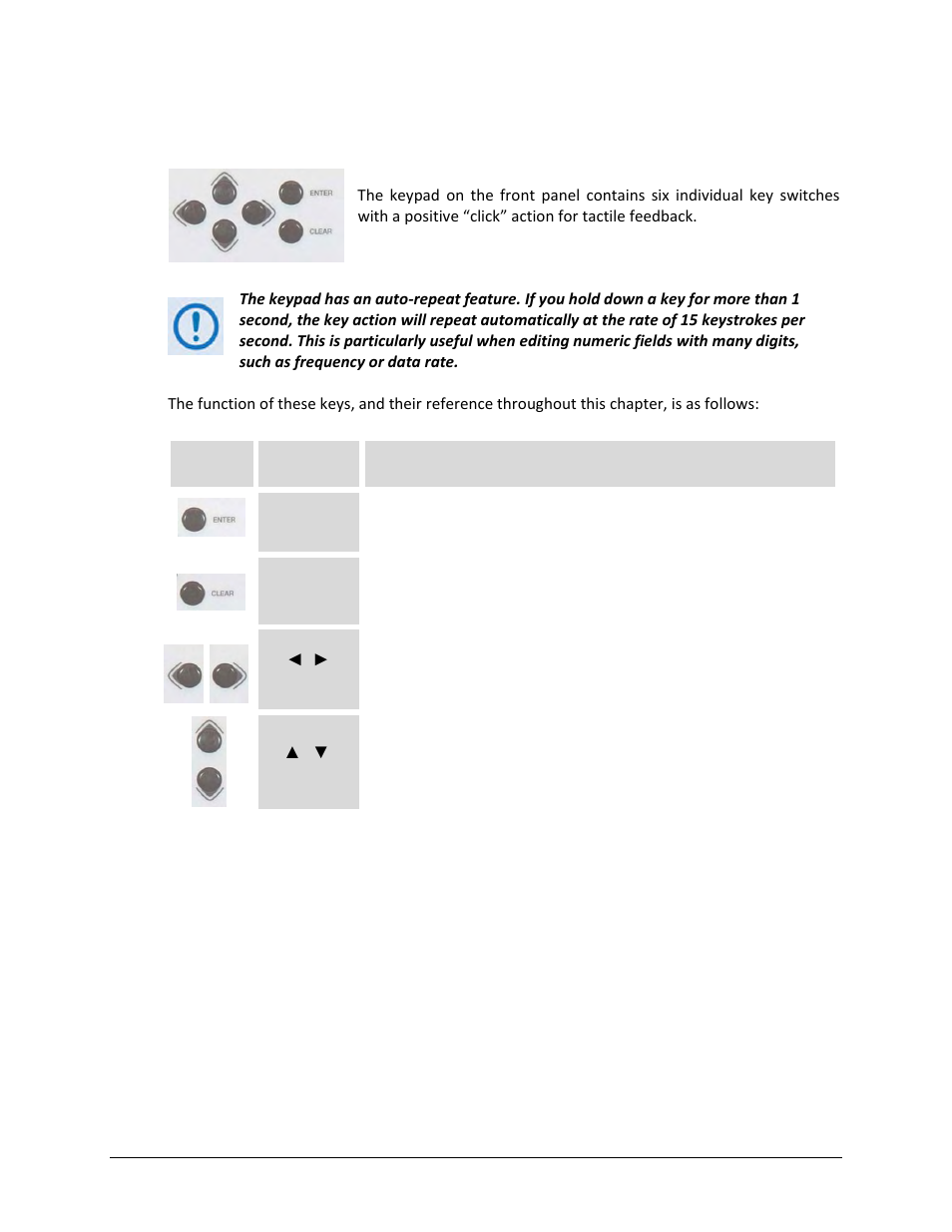 2 front panel keypad | Comtech EF Data CRS-311 User Manual | Page 113 / 196