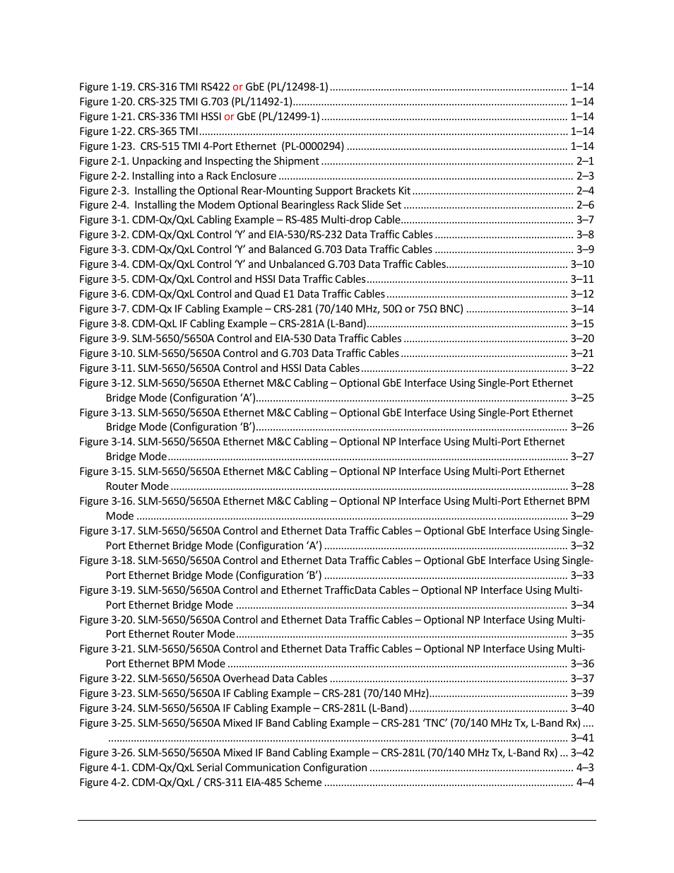 Comtech EF Data CRS-311 User Manual | Page 12 / 196