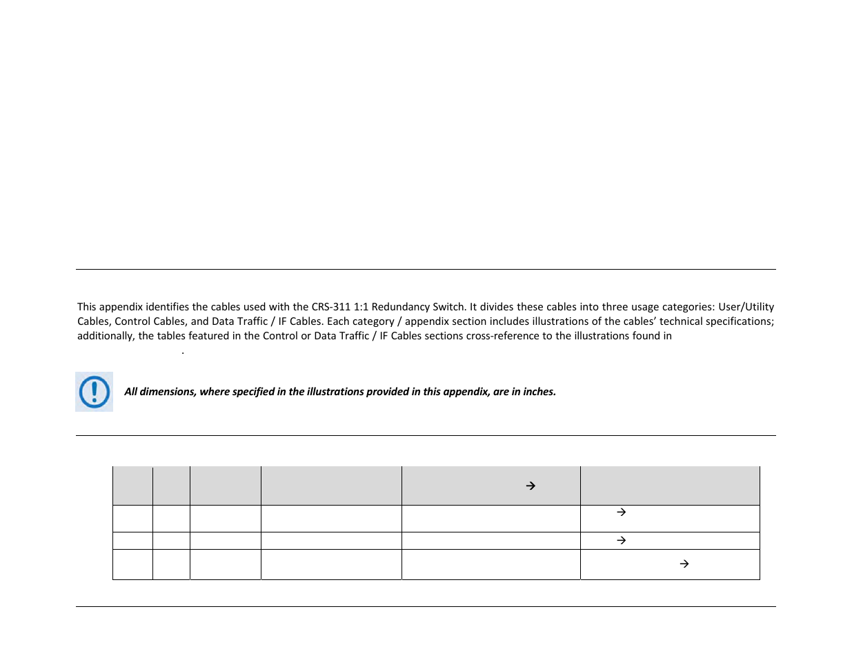 Appendix a. cable drawings, A.1 introduction, A.2 user / utility cables | Comtech EF Data CRS-311 User Manual | Page 145 / 196