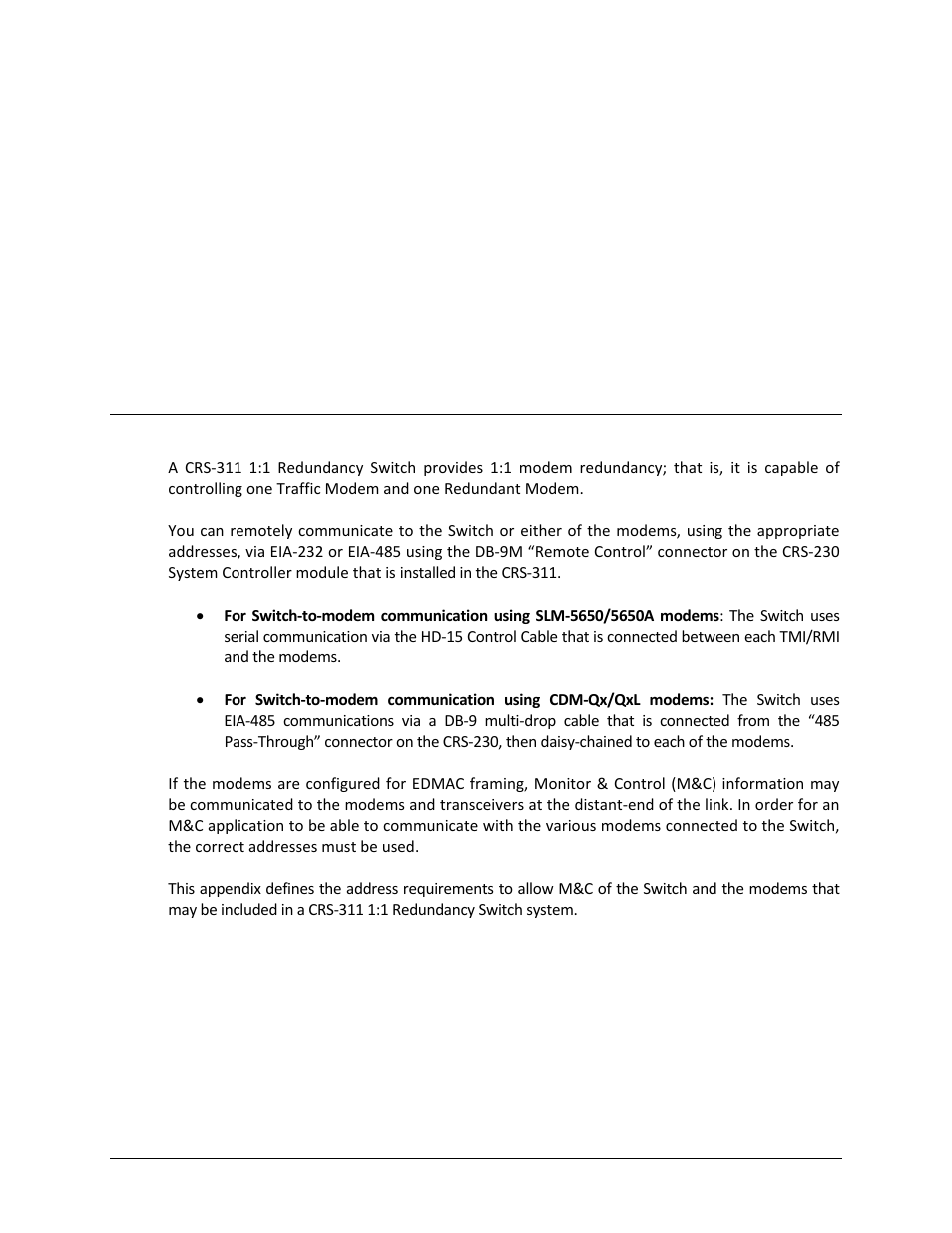 Appendix c. addressing scheme information, C.1 introduction to addressing | Comtech EF Data CRS-311 User Manual | Page 181 / 196