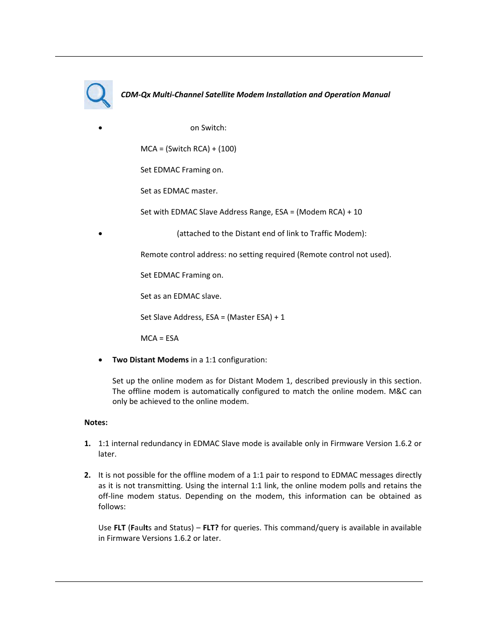C.4 setting up modems (cdm-qx/qxl only) | Comtech EF Data CRS-311 User Manual | Page 186 / 196