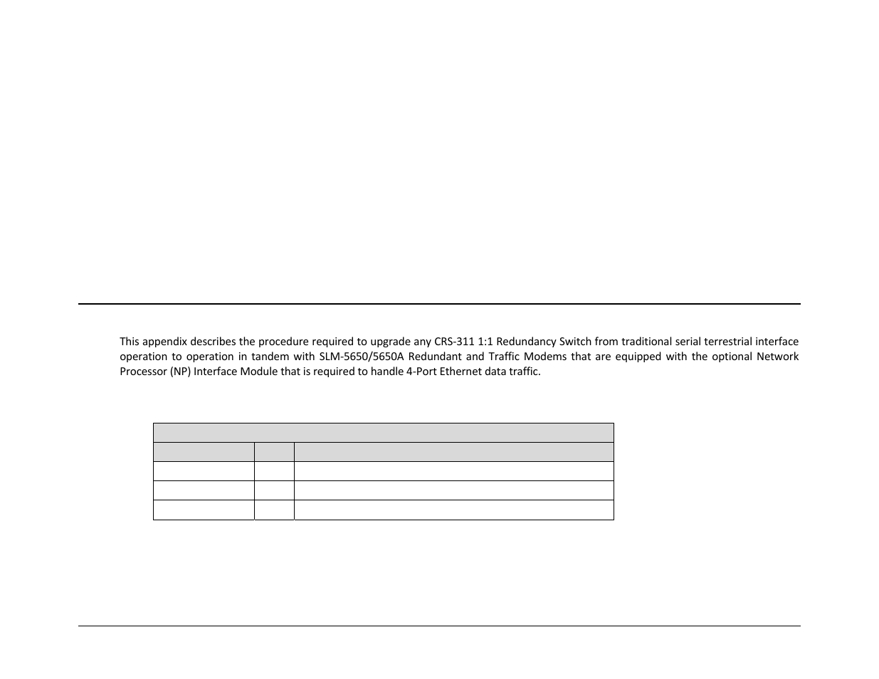 E.1 introduction | Comtech EF Data CRS-311 User Manual | Page 191 / 196