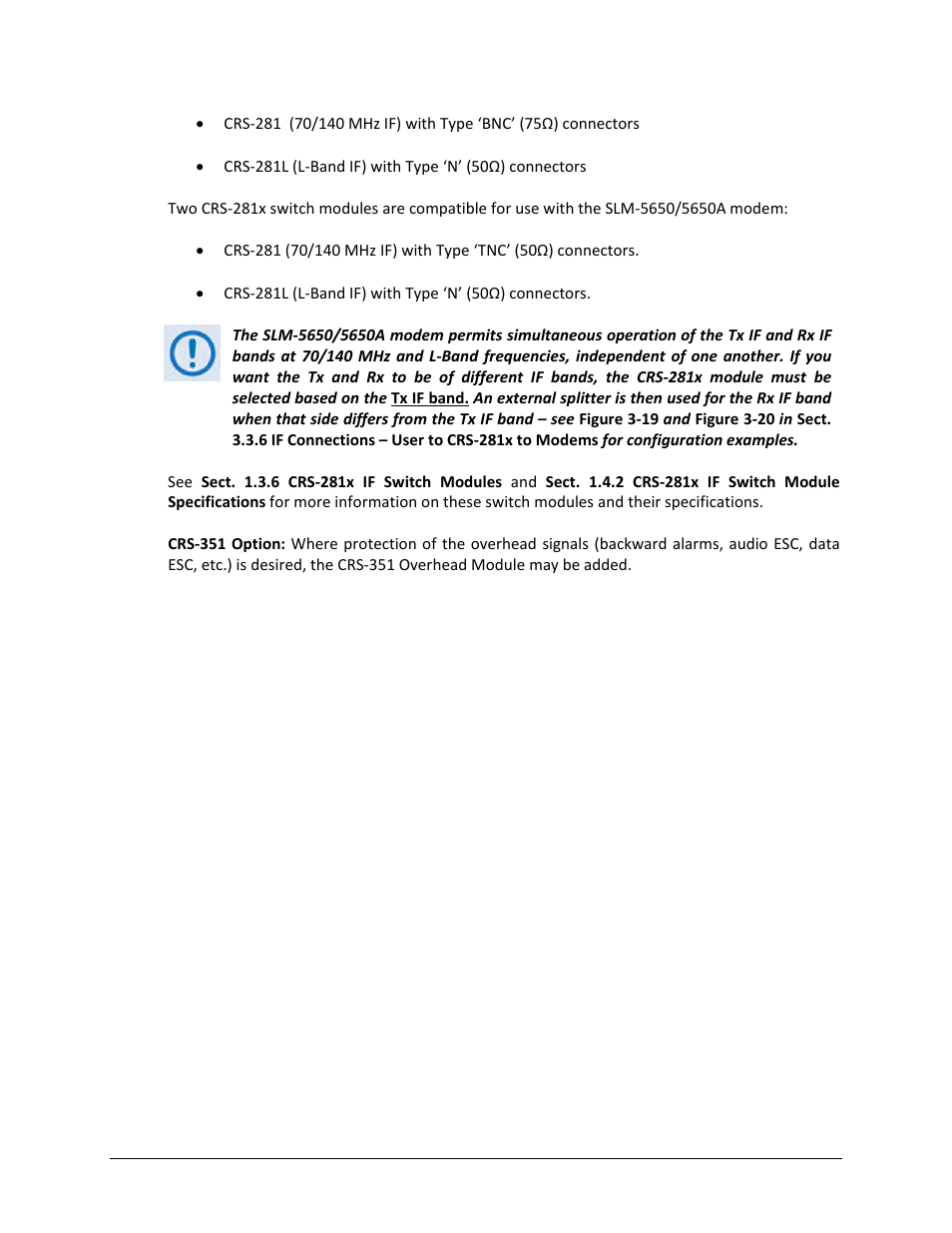 Comtech EF Data CRS-311 User Manual | Page 28 / 196