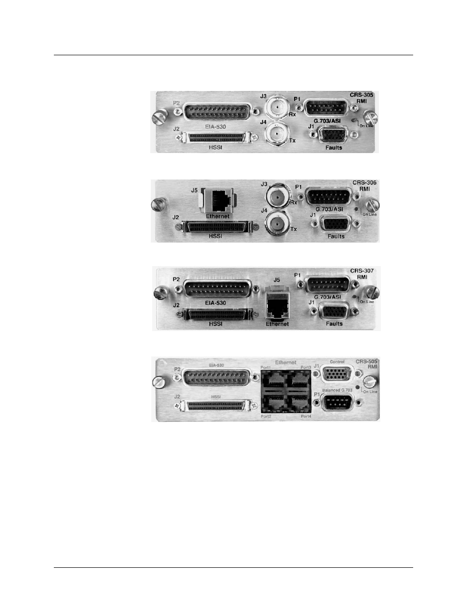 1 rmi modules | Comtech EF Data CRS-311 User Manual | Page 35 / 196