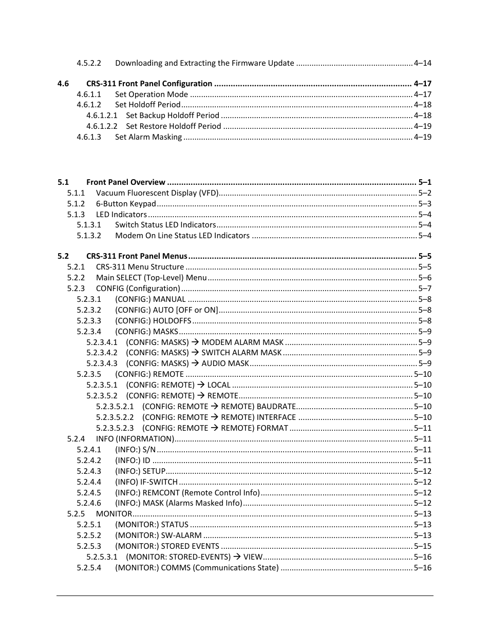 Comtech EF Data CRS-311 User Manual | Page 8 / 196