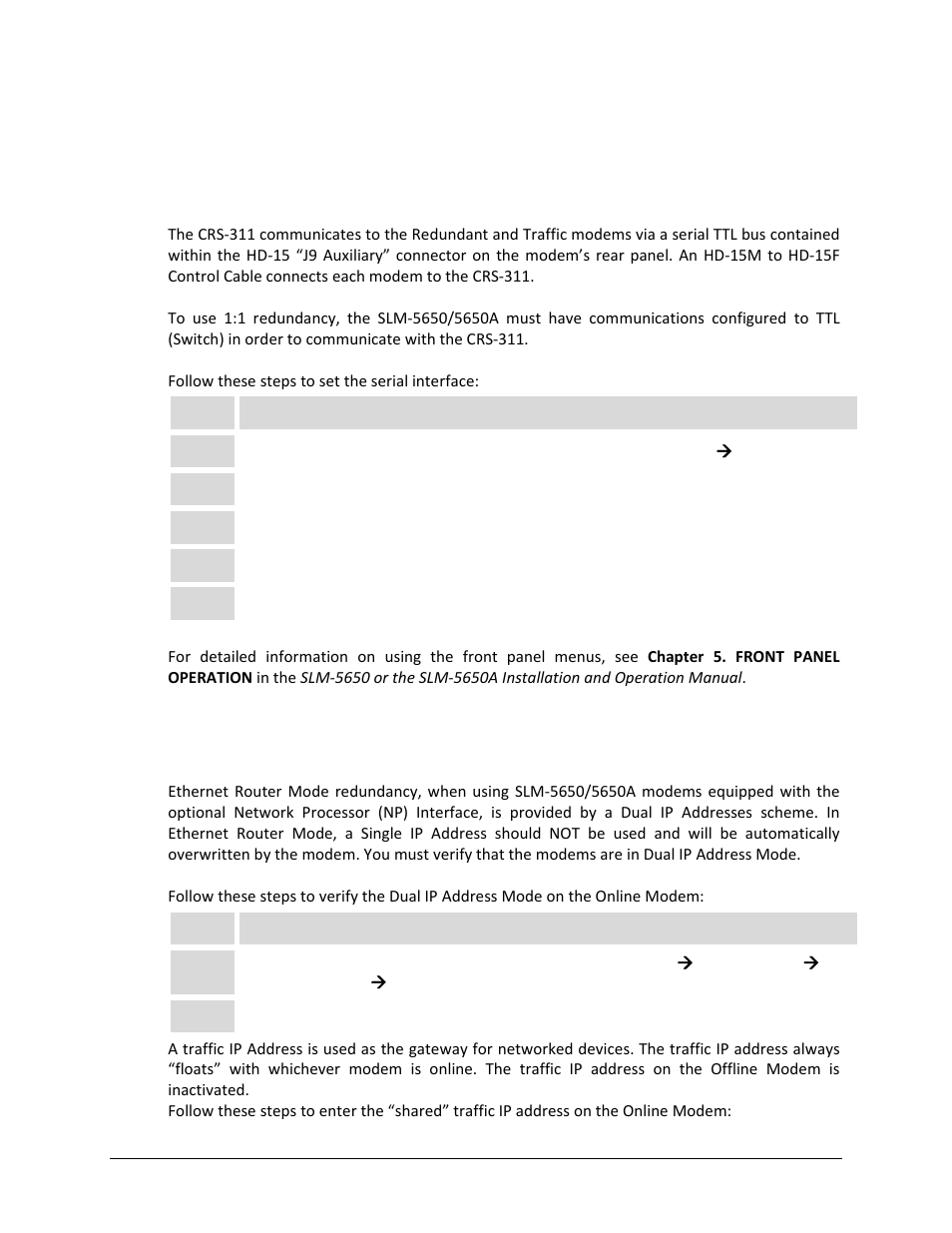 Comtech EF Data CRS-311 User Manual | Page 95 / 196