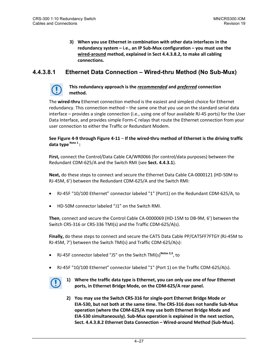 T. 4.4.3.8.1), 1, t | Comtech EF Data CRS-300 User Manual | Page 101 / 300