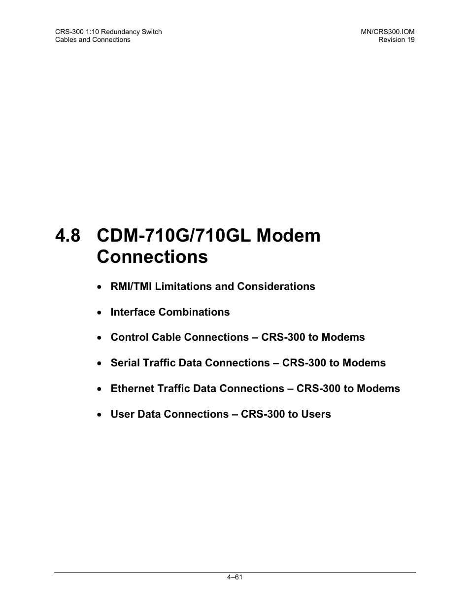 Comtech EF Data CRS-300 User Manual | Page 135 / 300