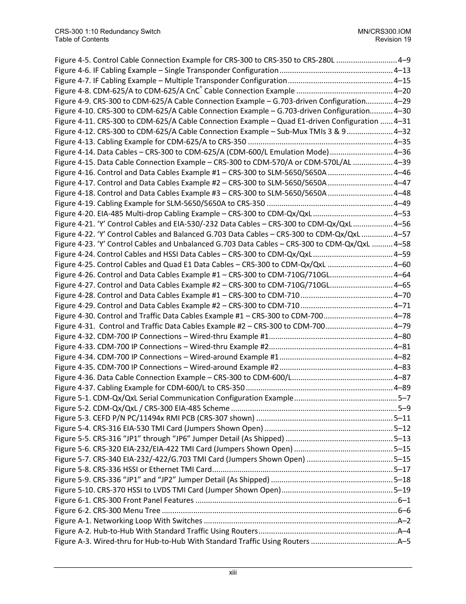 Comtech EF Data CRS-300 User Manual | Page 15 / 300