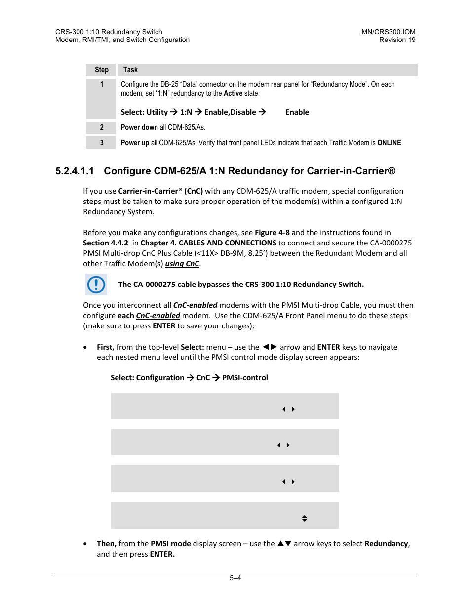 Comtech EF Data CRS-300 User Manual | Page 168 / 300