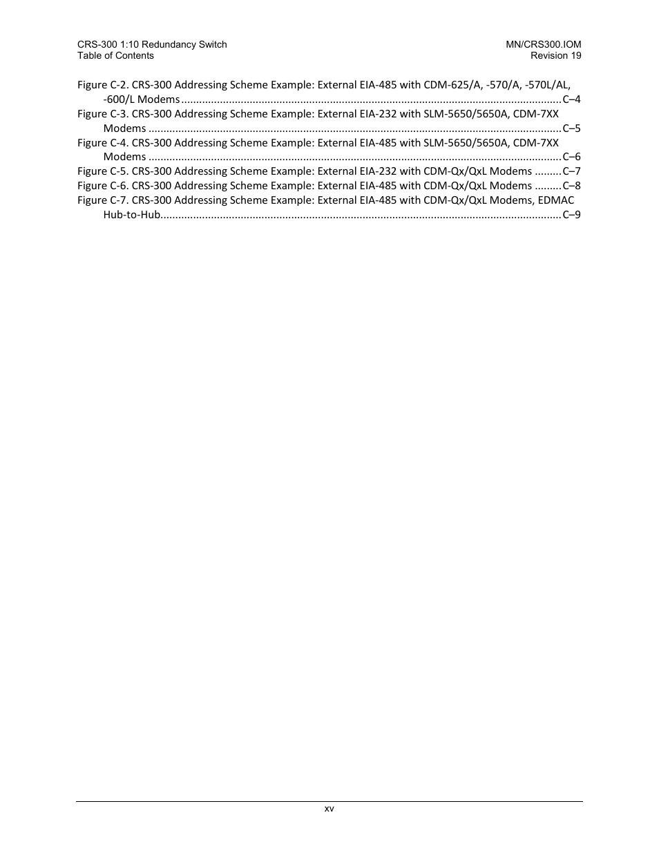 Comtech EF Data CRS-300 User Manual | Page 17 / 300