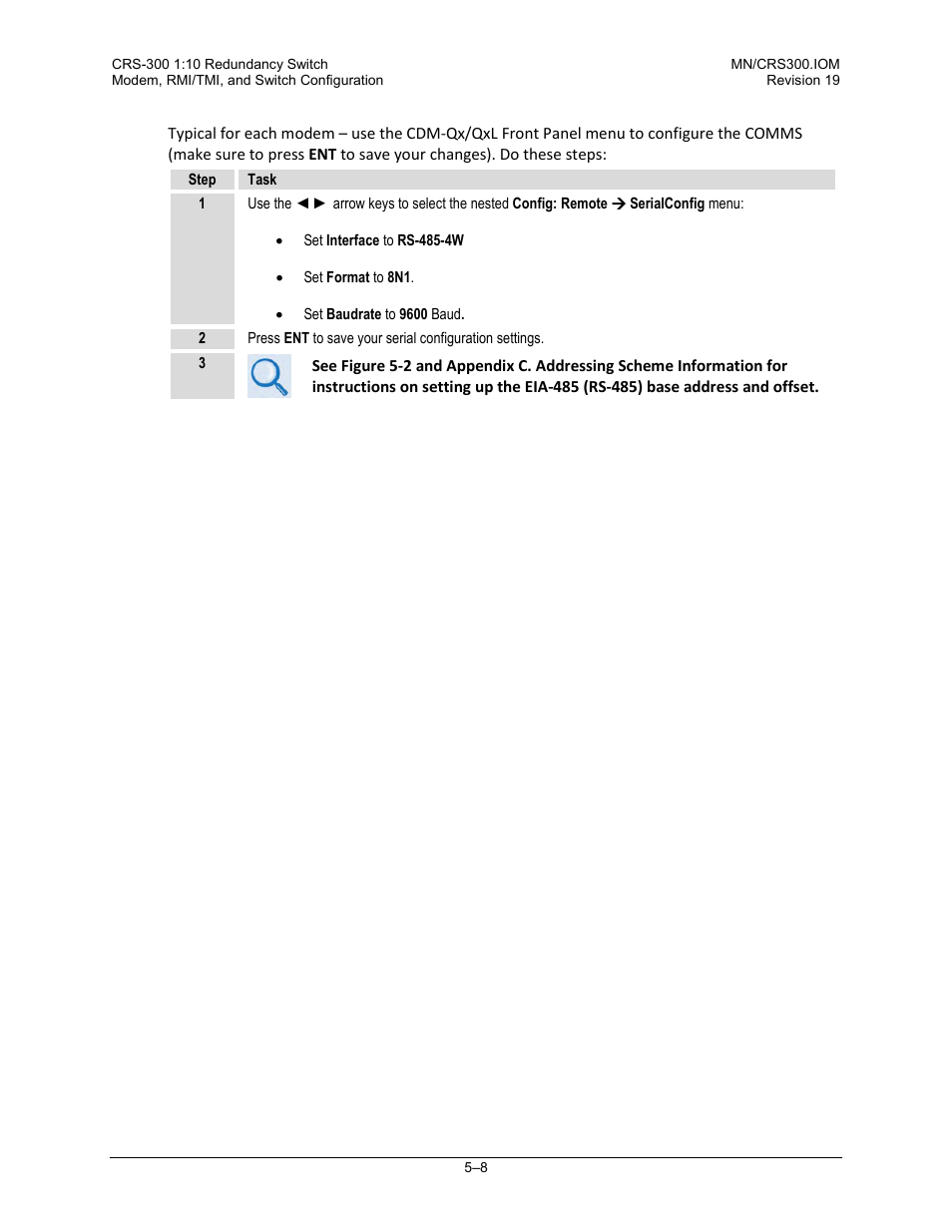 Comtech EF Data CRS-300 User Manual | Page 172 / 300