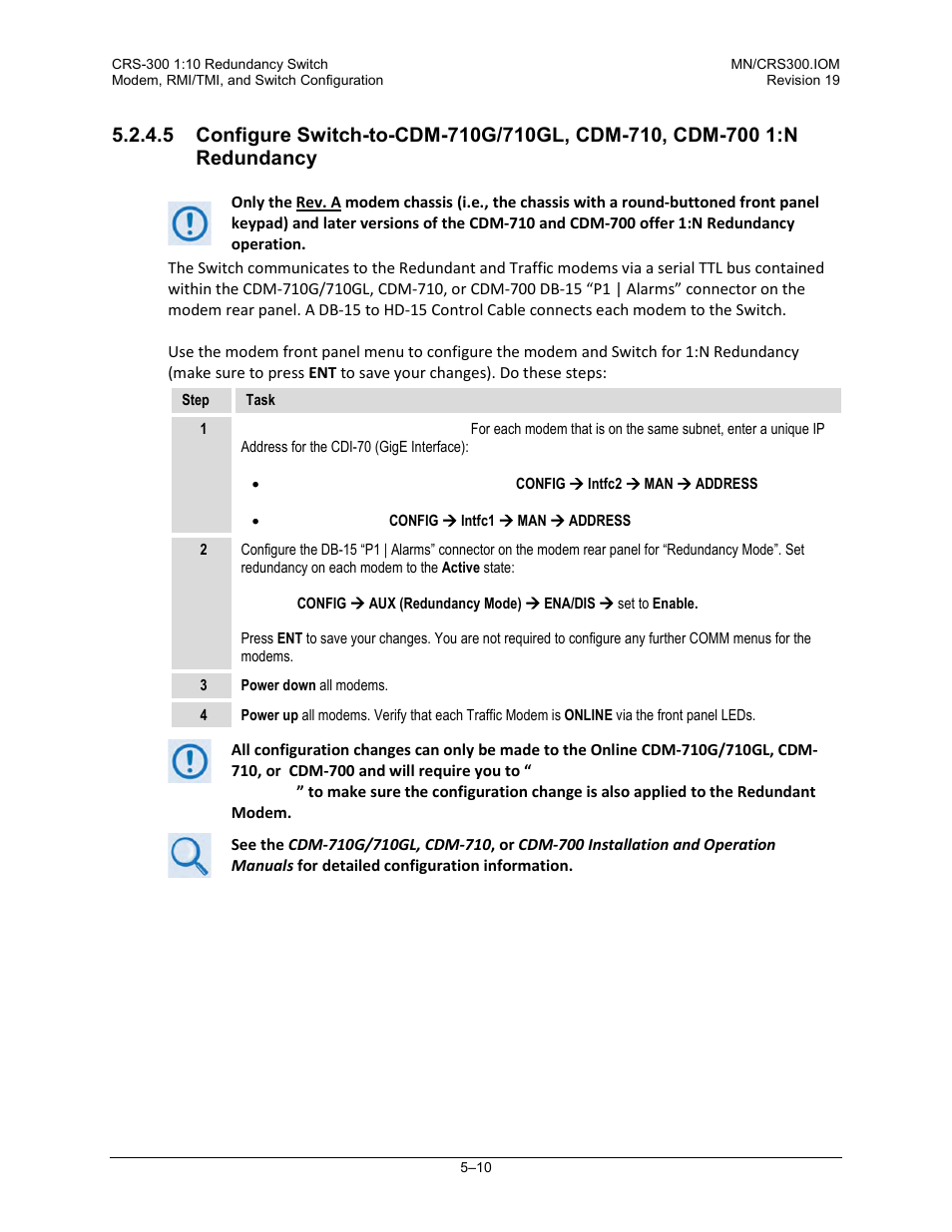 Comtech EF Data CRS-300 User Manual | Page 174 / 300