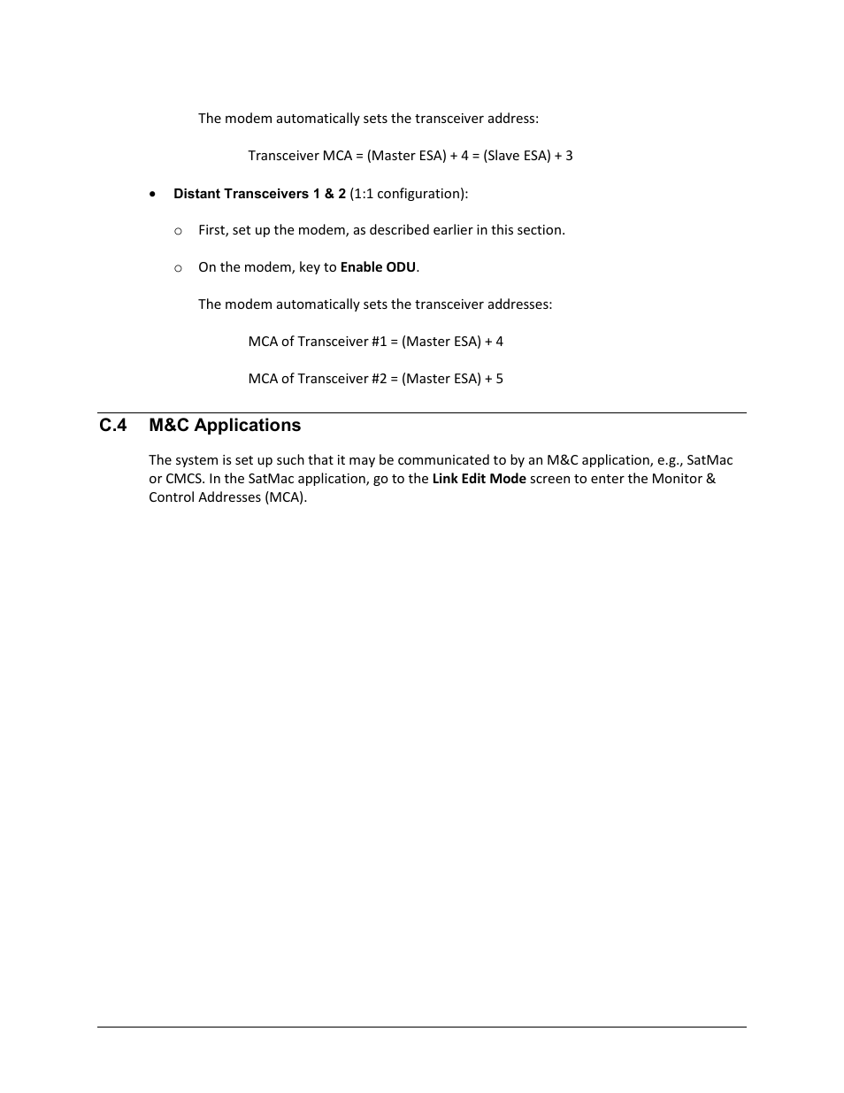 C.4 m&c applications | Comtech EF Data CRS-300 User Manual | Page 297 / 300