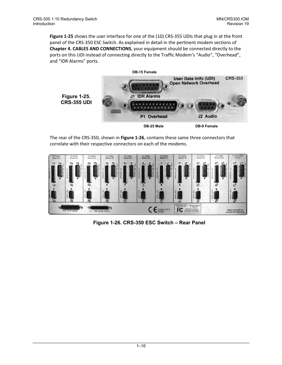 Ough, Figure 1-26 | Comtech EF Data CRS-300 User Manual | Page 42 / 300