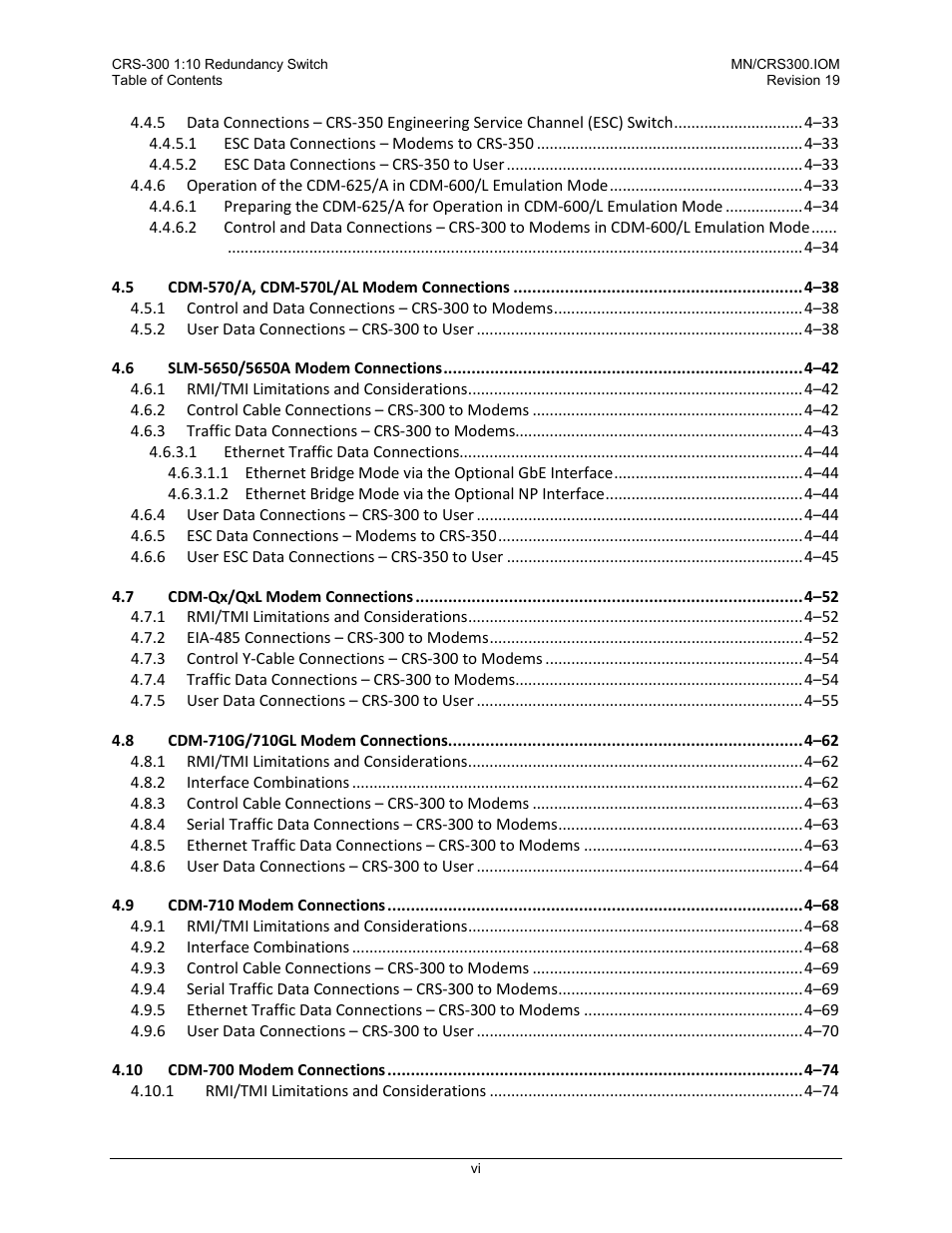 Comtech EF Data CRS-300 User Manual | Page 8 / 300