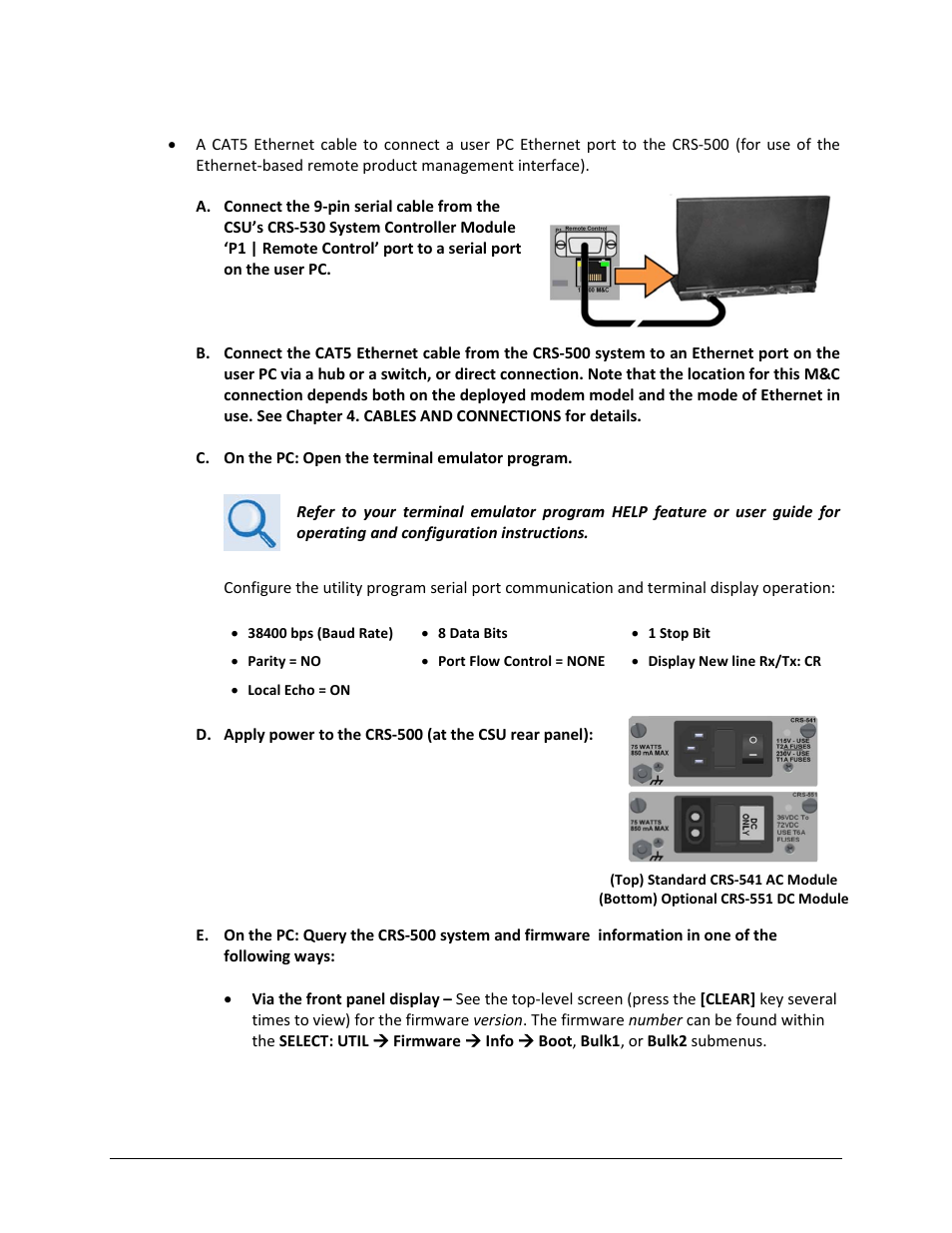 Comtech EF Data CRS-500 User Manual | Page 102 / 218