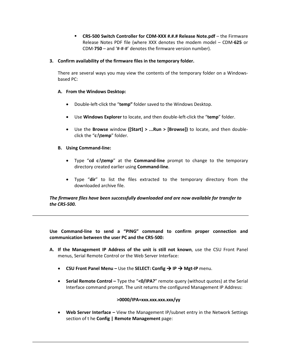 Comtech EF Data CRS-500 User Manual | Page 107 / 218