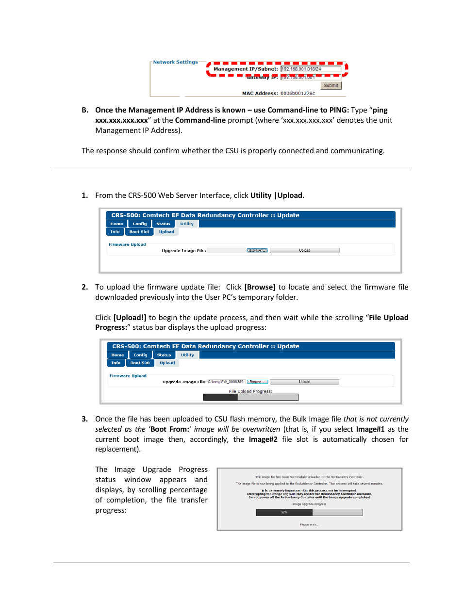 Comtech EF Data CRS-500 User Manual | Page 108 / 218