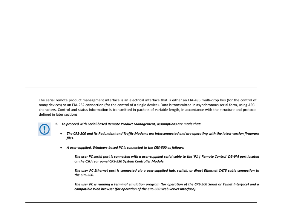 Chapter 9. serial-based remote product management, 1 introduction | Comtech EF Data CRS-500 User Manual | Page 161 / 218