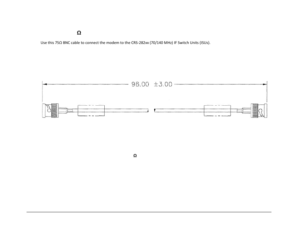 A.4.5 if cable (75ω bnc), A.4.5 if cable (75 ω bnc) | Comtech EF Data CRS-500 User Manual | Page 195 / 218