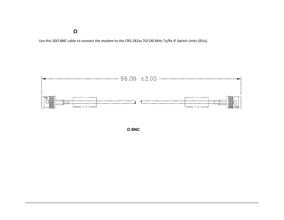 A.4.7 if cable (50ω bnc), A.4.7 if cable (50 ω bnc) | Comtech EF Data CRS-500 User Manual | Page 197 / 218