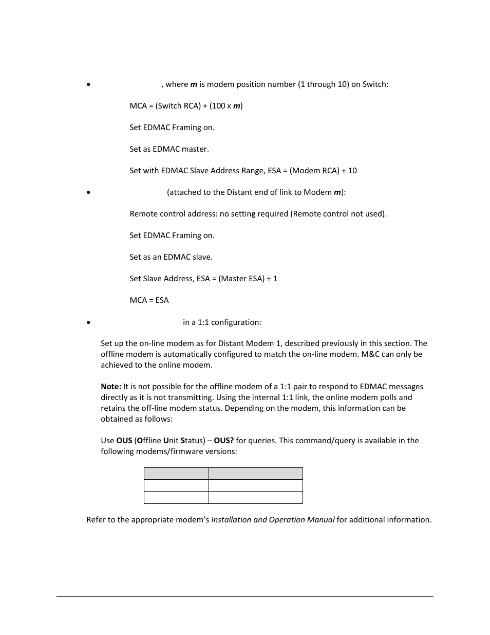 C.2.2 setting up modems | Comtech EF Data CRS-500 User Manual | Page 213 / 218