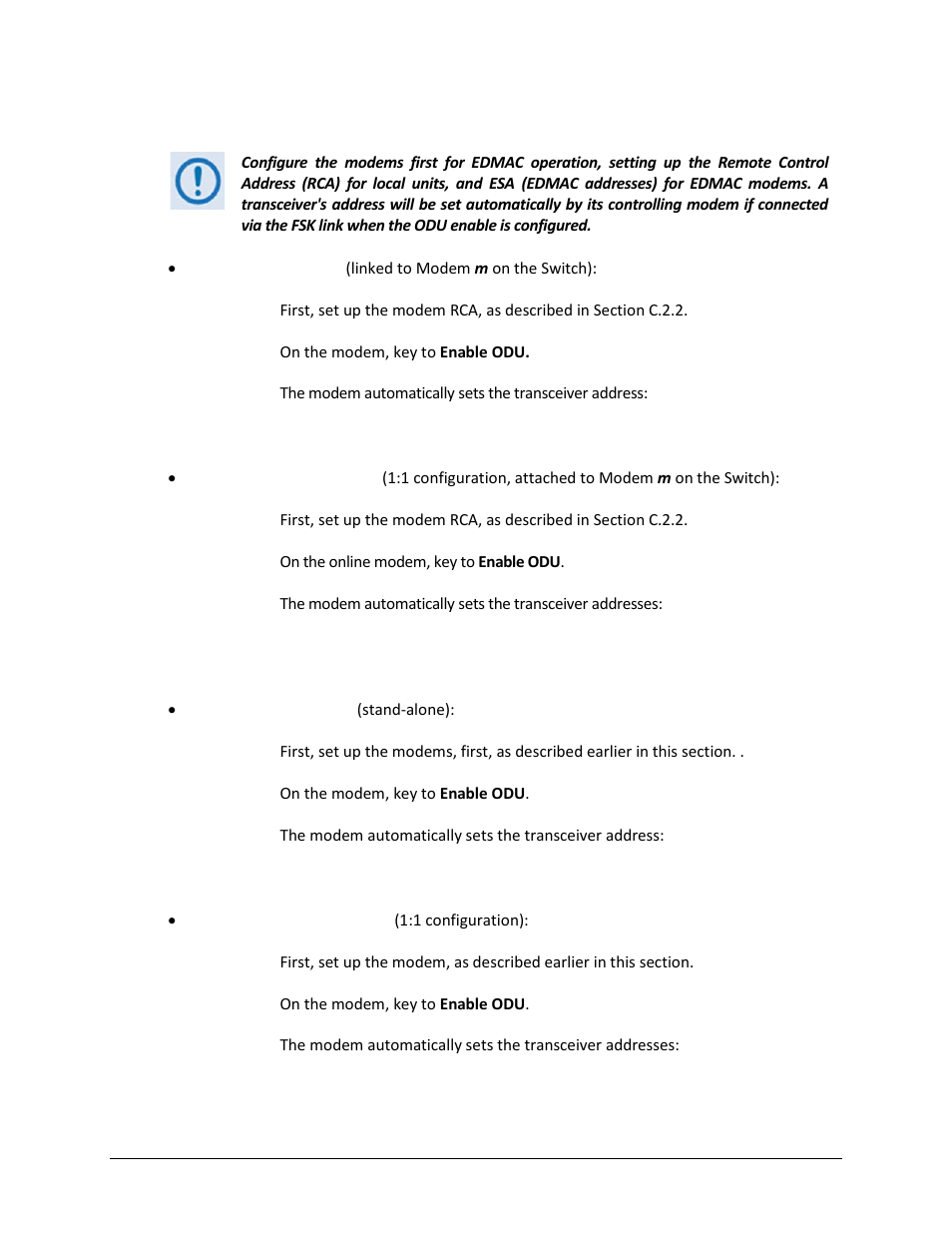 C.2.3 setting up transceivers | Comtech EF Data CRS-500 User Manual | Page 214 / 218