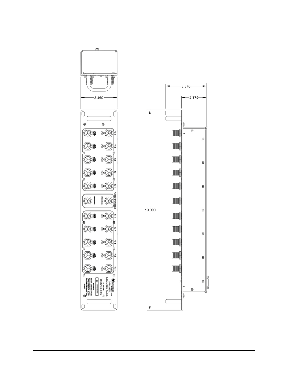 3 crs-282xx isu typical dimensional envelope | Comtech EF Data CRS-500 User Manual | Page 43 / 218