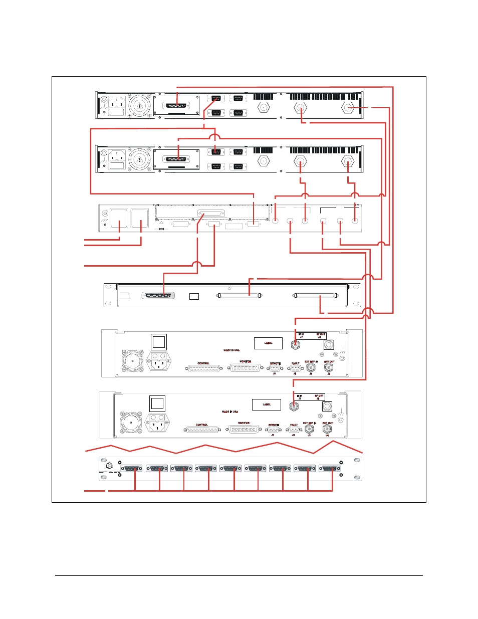 Figure b-2. system installation (rs-301 installed), R s -301 | Comtech EF Data SMS-301 User Manual | Page 100 / 124