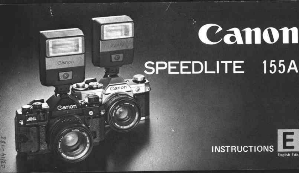 Canon 155 A User Manual | 44 pages