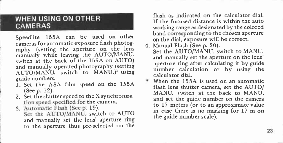 Canon 155 A User Manual | Page 23 / 44