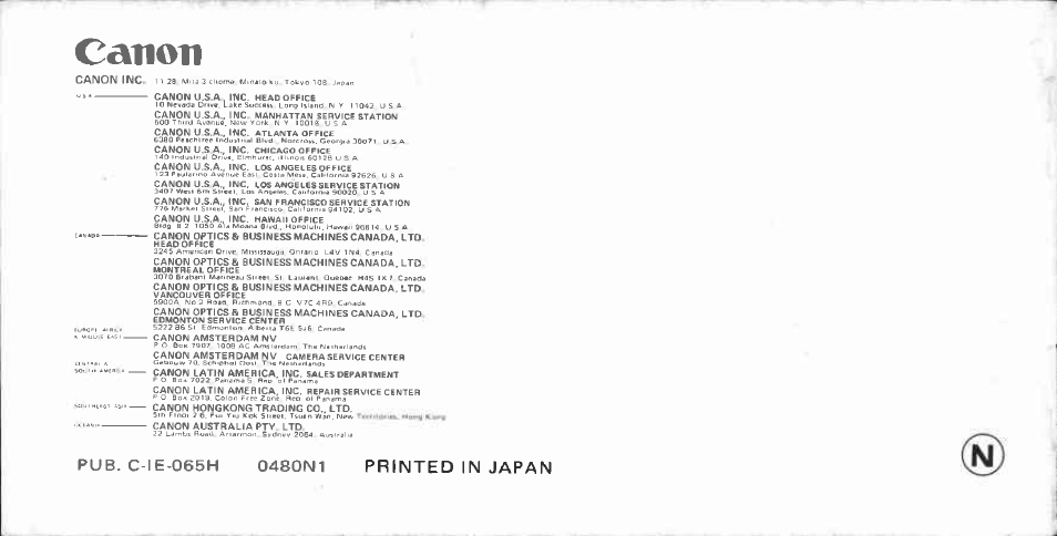 Canon 155 A User Manual | Page 24 / 44