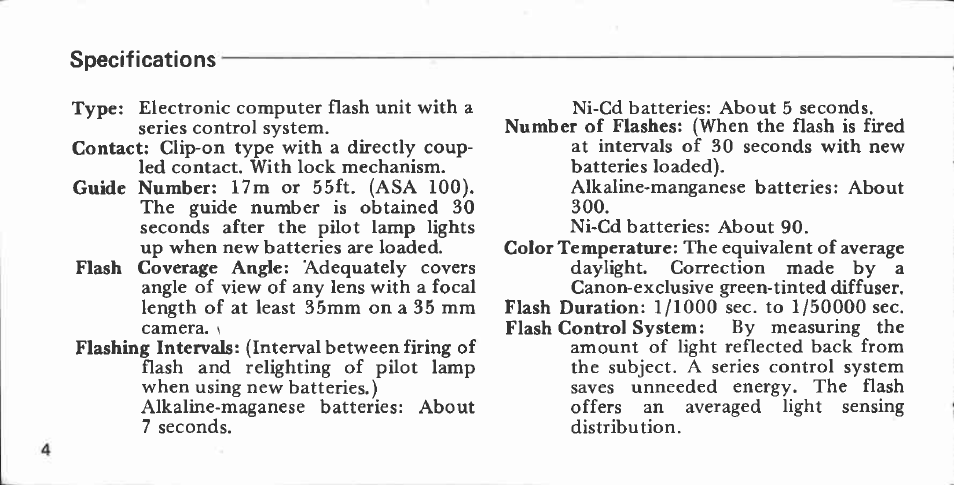 Canon 155 A User Manual | Page 4 / 44