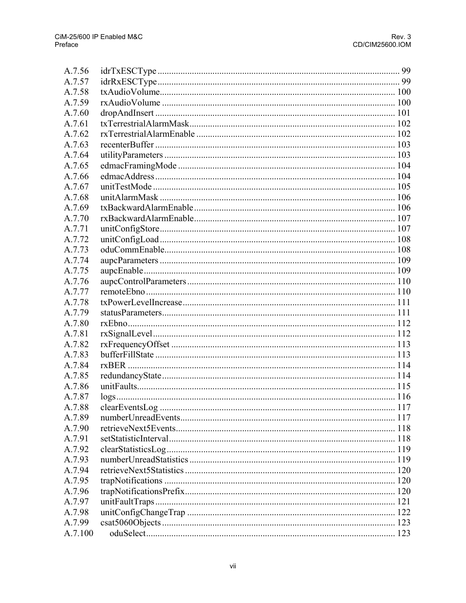 Comtech EF Data CiM-25/600 User Manual | Page 13 / 186
